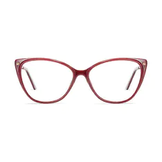 Cat-eye Wine Eyeglasses