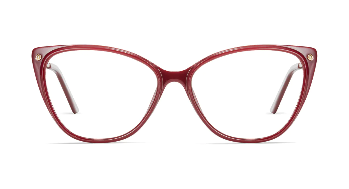 Cat-eye Wine Eyeglasses