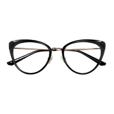 Cat-eye Black Eyeglasses