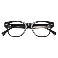 Oval Black Eyeglasses