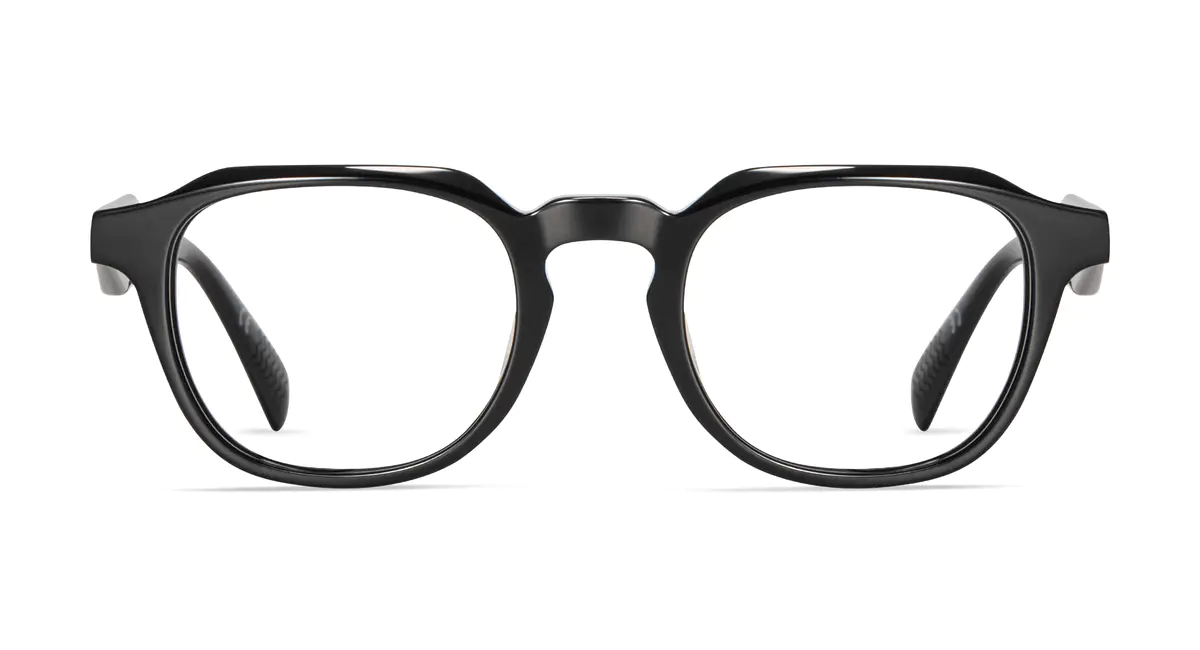 Square Black Eyeglasses