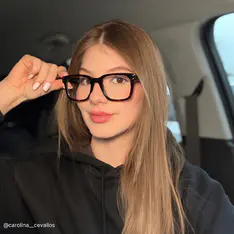 Square Tortoiseshell Eyeglasses