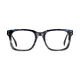 Square Transparent Blue Eyeglasses