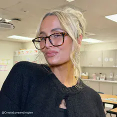 Rectangle Tortoiseshell Eyeglasses