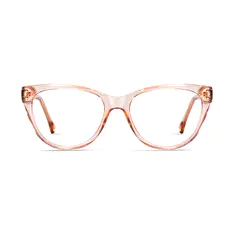 Cat-eye Transparent Amber Eyeglasses