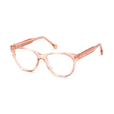 Cat-eye Transparent Amber Eyeglasses