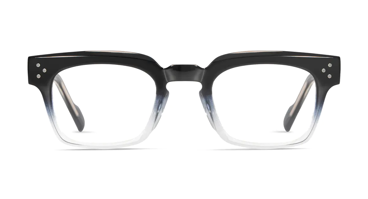 Square Black/Clear Eyeglasses