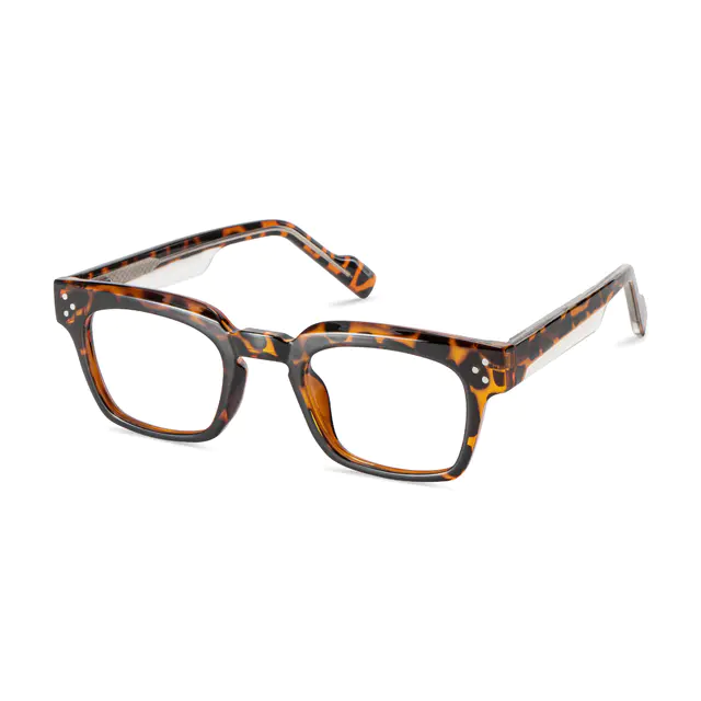 Rectangle Tortoiseshell Eyeglasses