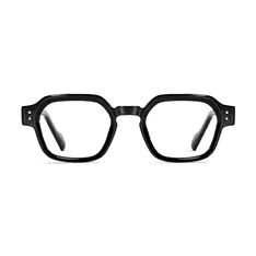 Square Black Eyeglasses