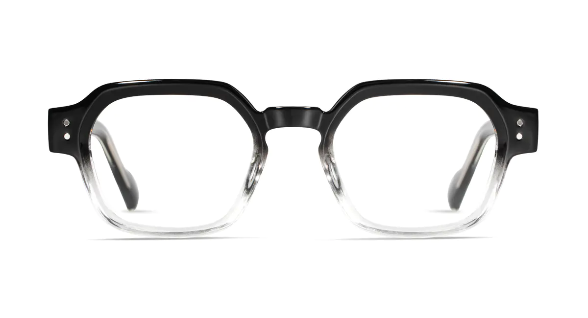 Square Black/Clear Eyeglasses