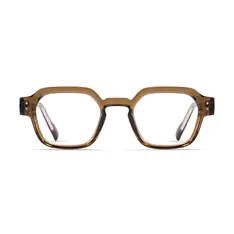 Square Brown Eyeglasses