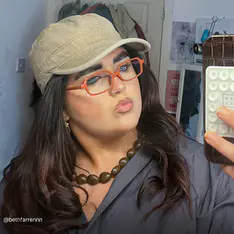 Rectangle Orange Eyeglasses