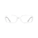 Rectangle White Eyeglasses