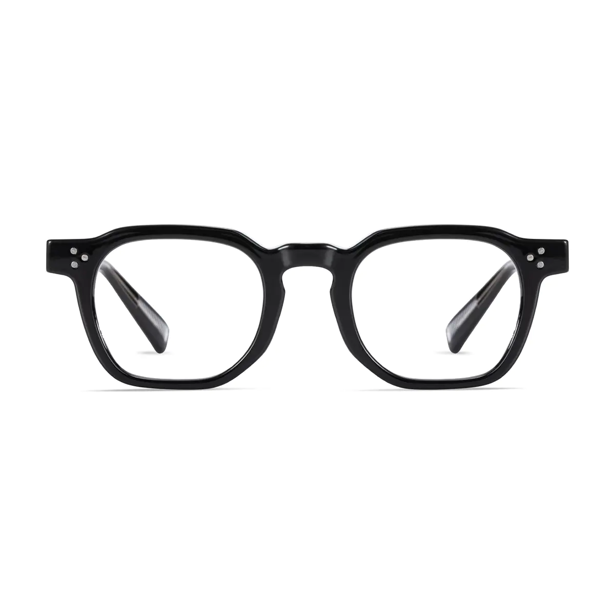 Oval Black Eyeglasses