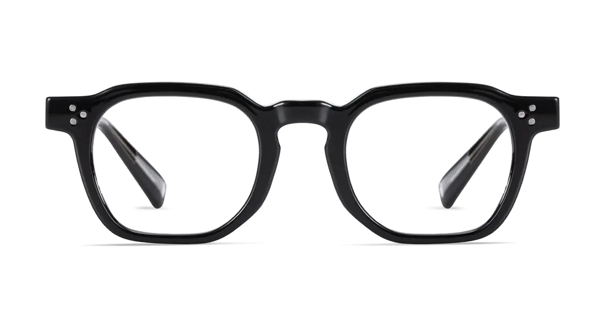 Oval Black Eyeglasses