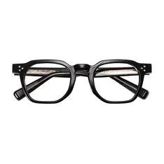 Oval Black Eyeglasses