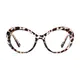 Oval Tortoiseshell/Clear Eyeglasses