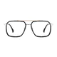 Aviator Black Gold Eyeglasses