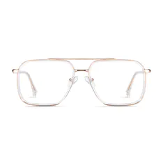 Aviator Clear Eyeglasses