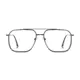 Aviator Transparent Gray Eyeglasses