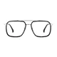 Aviator Black/Silver Eyeglasses