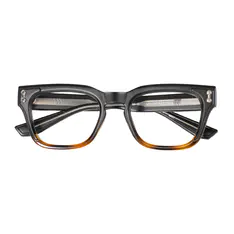 Rectangle Matte Black Eyeglasses