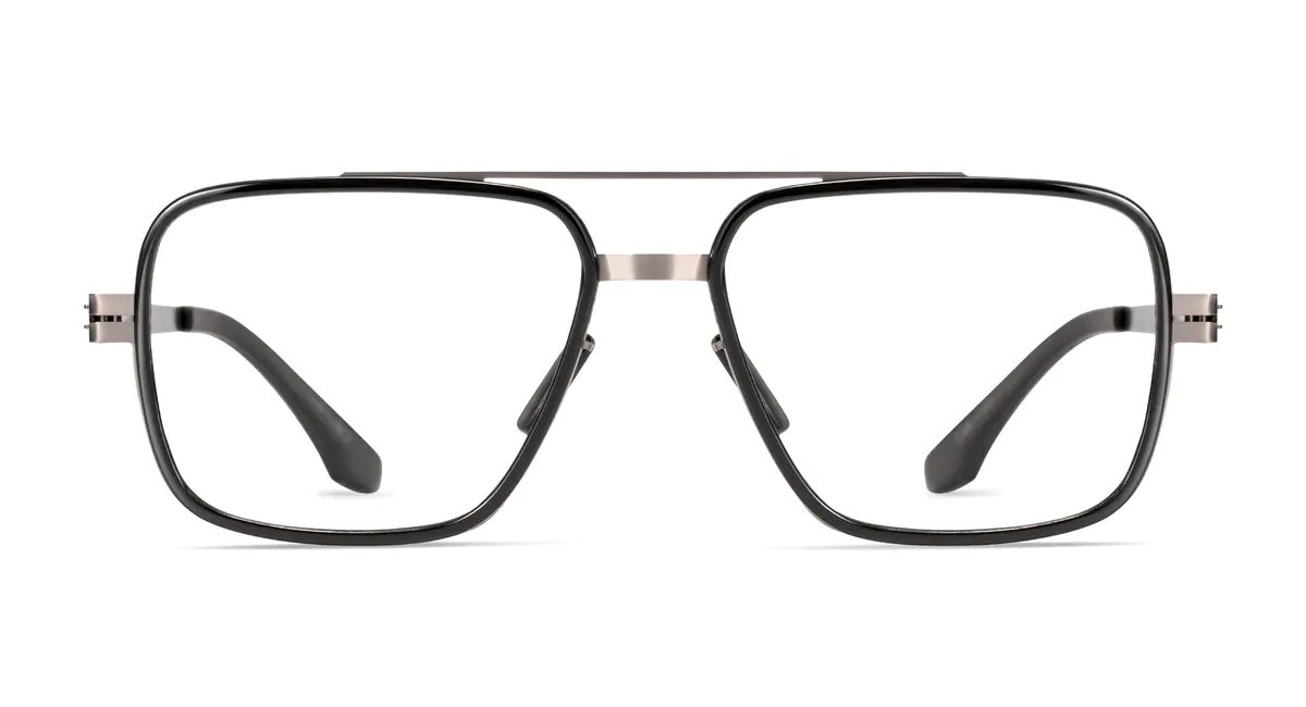 Aviator Black Eyeglasses