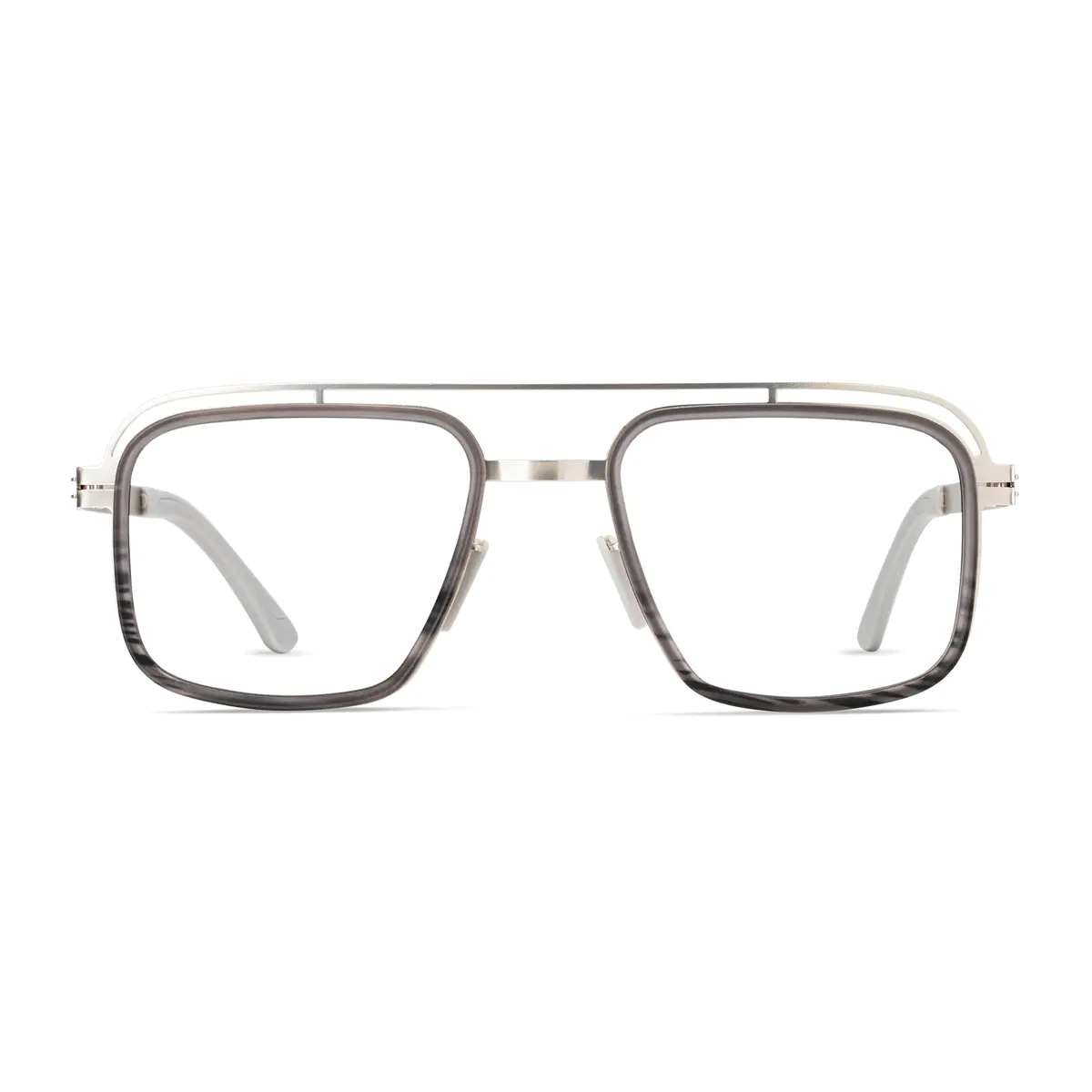 Aviator Silver Eyeglasses
