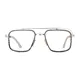 Aviator Silver Eyeglasses