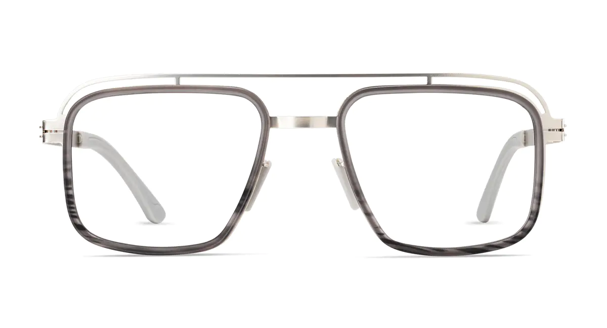 Aviator Silver Eyeglasses