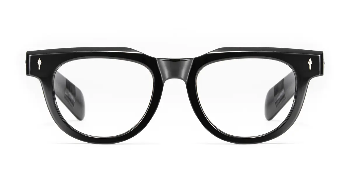 Oval Black Eyeglasses