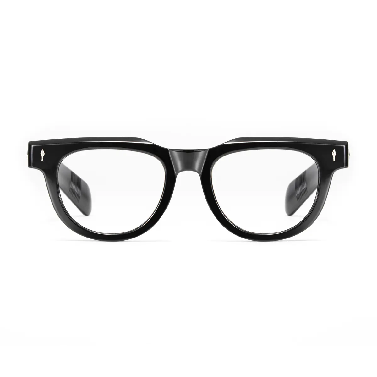 Oval Black Eyeglasses