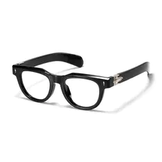 Oval Black Eyeglasses