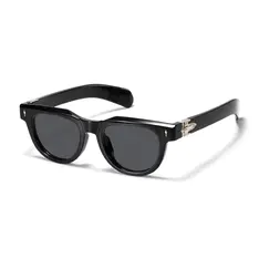 Oval Black Eyeglasses