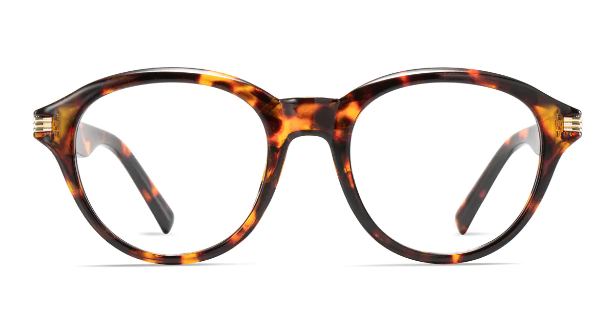 Oval Tortoiseshell Eyeglasses