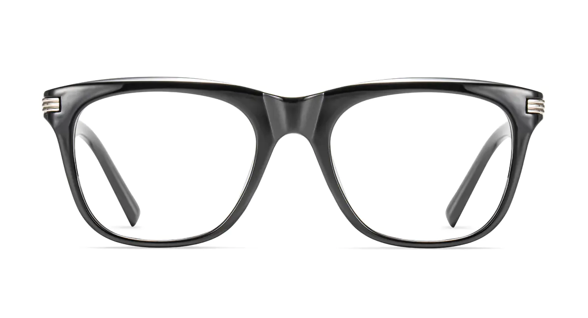Rectangle Black Eyeglasses