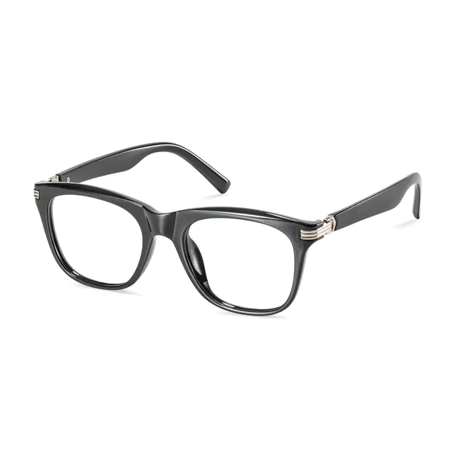Rectangle Black Eyeglasses