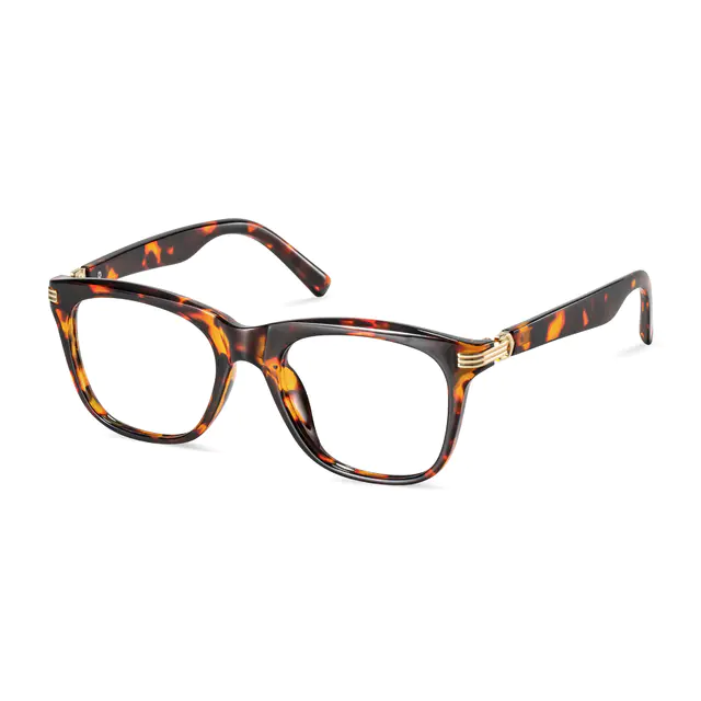 Rectangle Tortoiseshell Eyeglasses