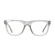Rectangle Transparent Gray Eyeglasses