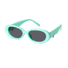 Oval Green Eyeglasses