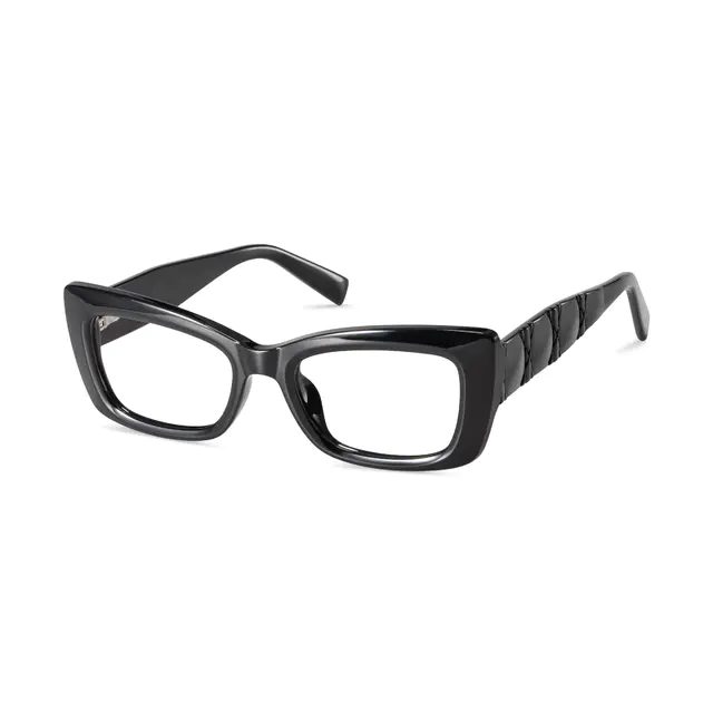 Rectangle Black Eyeglasses