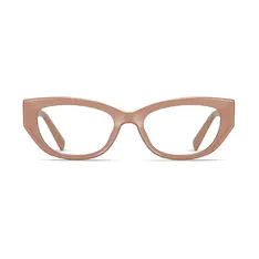 Rectangle Pink Eyeglasses