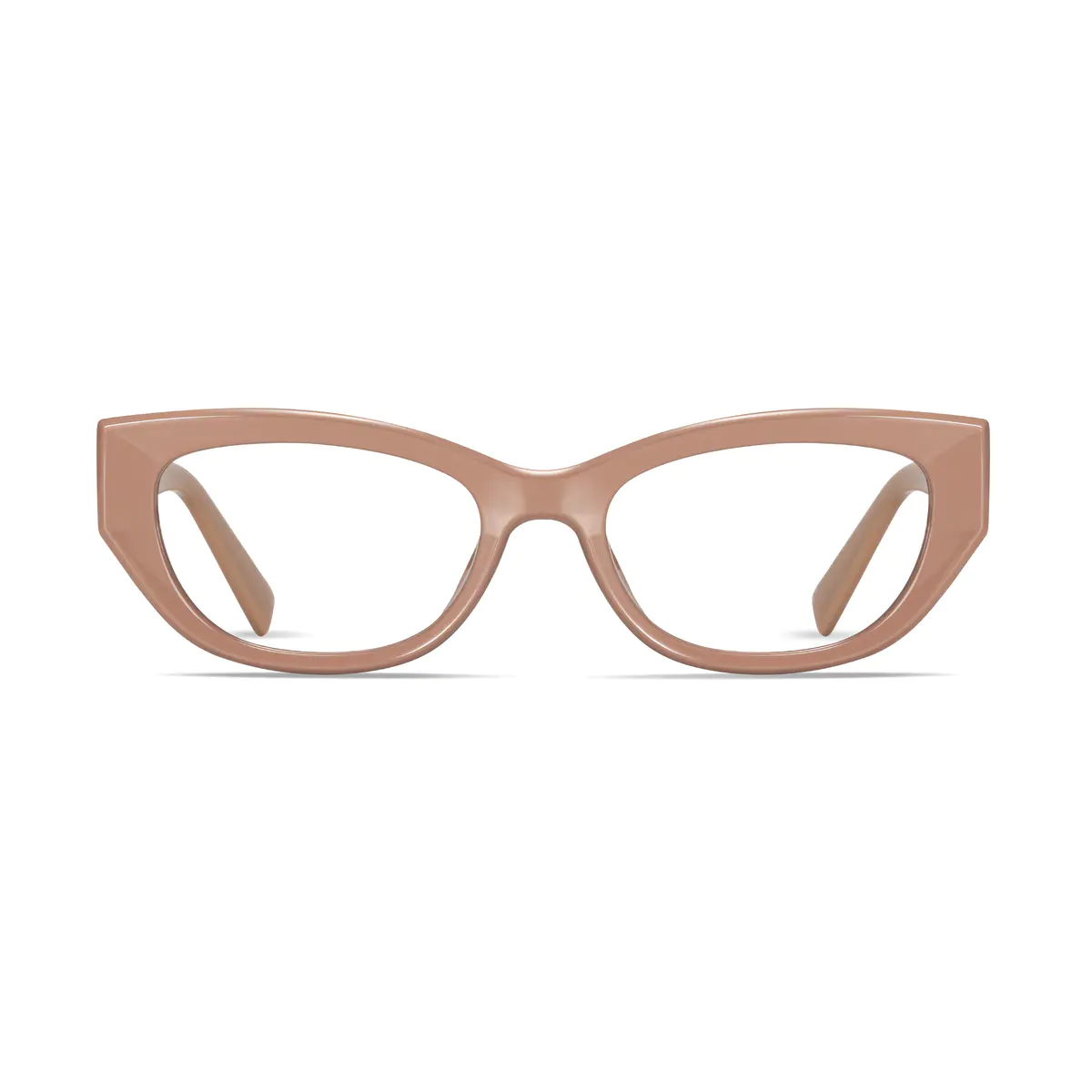 Rectangle Pink Eyeglasses