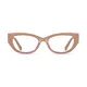 Rectangle Pink Eyeglasses