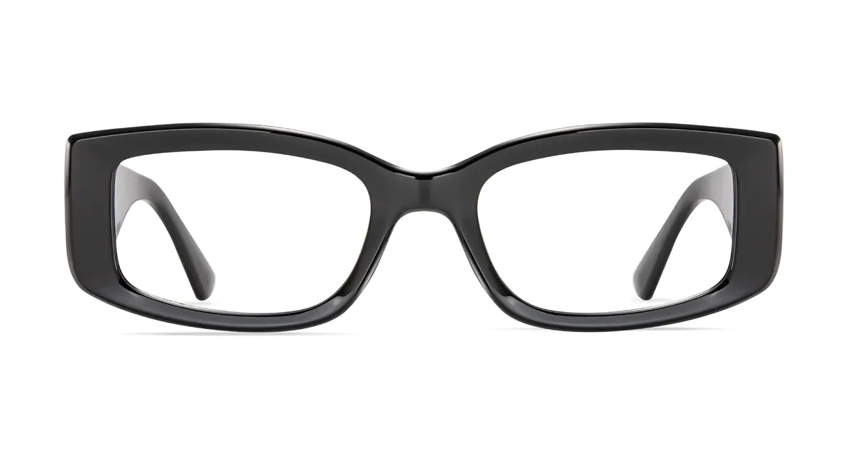 Rectangle Black Eyeglasses