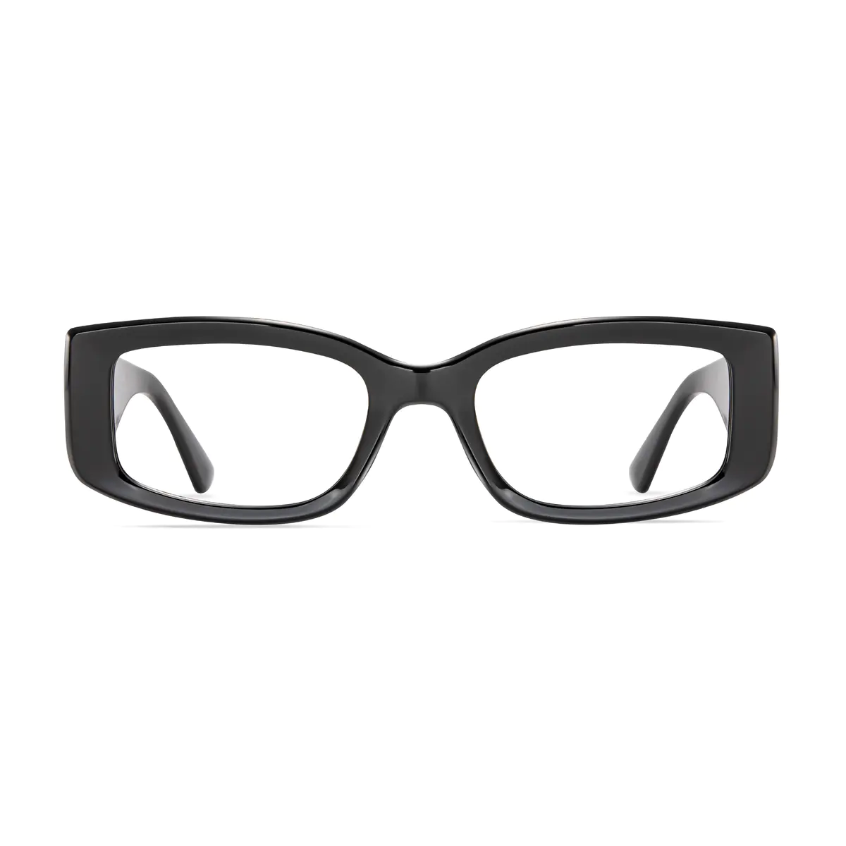 Rectangle Black Eyeglasses