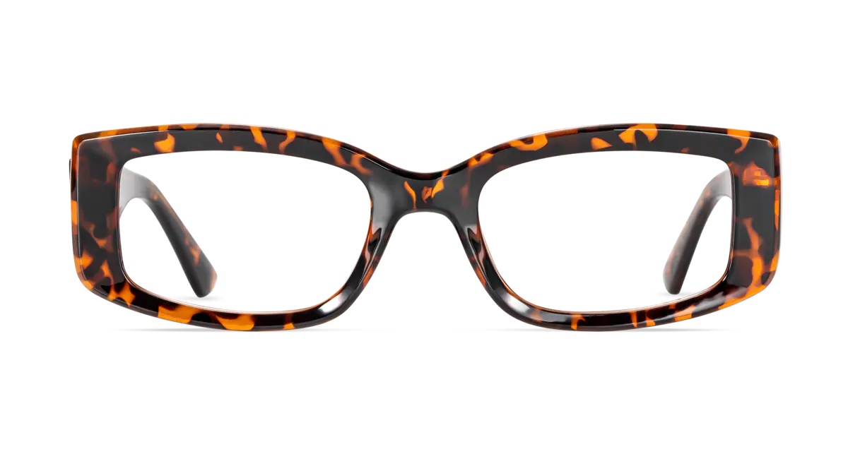Rectangle Tortoiseshell Eyeglasses