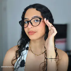 Cat-eye Black Eyeglasses