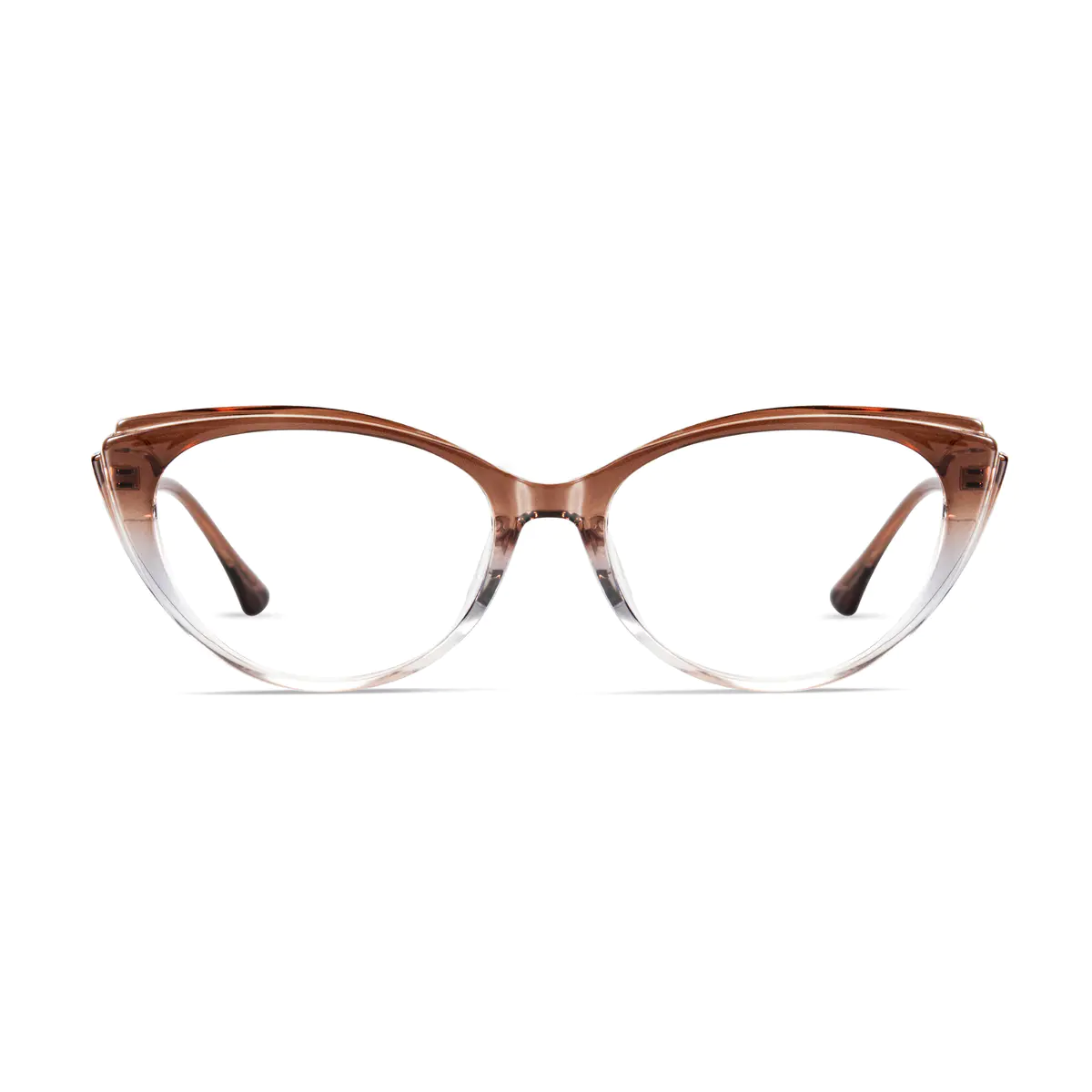 Cat-eye Gradient Gray Eyeglasses