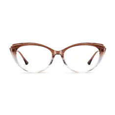 Cat-eye Gradient Gray Eyeglasses